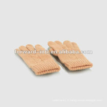 2014 nouveaux gants de cachemire de mode, gants tricotés de cachemire
